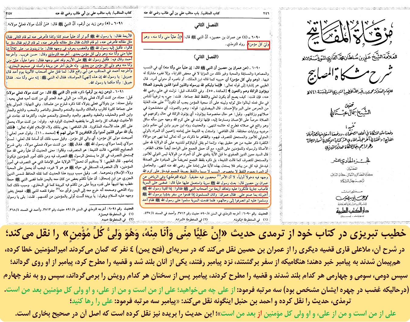 امیرالمؤمنین ولیّ هر فرد مؤمنی از بعد پیامبر است